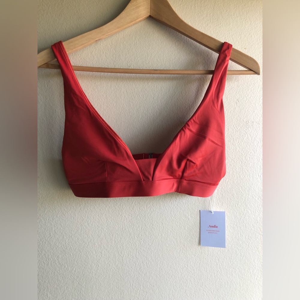 NEW Andie The Tahiti Chili Pepper Bikini Top Size Small